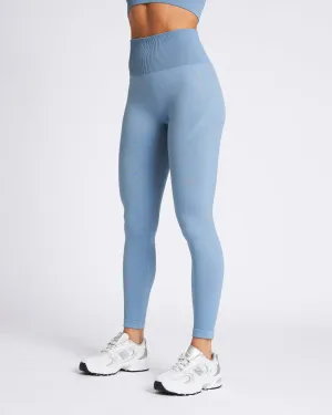 SOLID Seamless Legging Blue Shadow