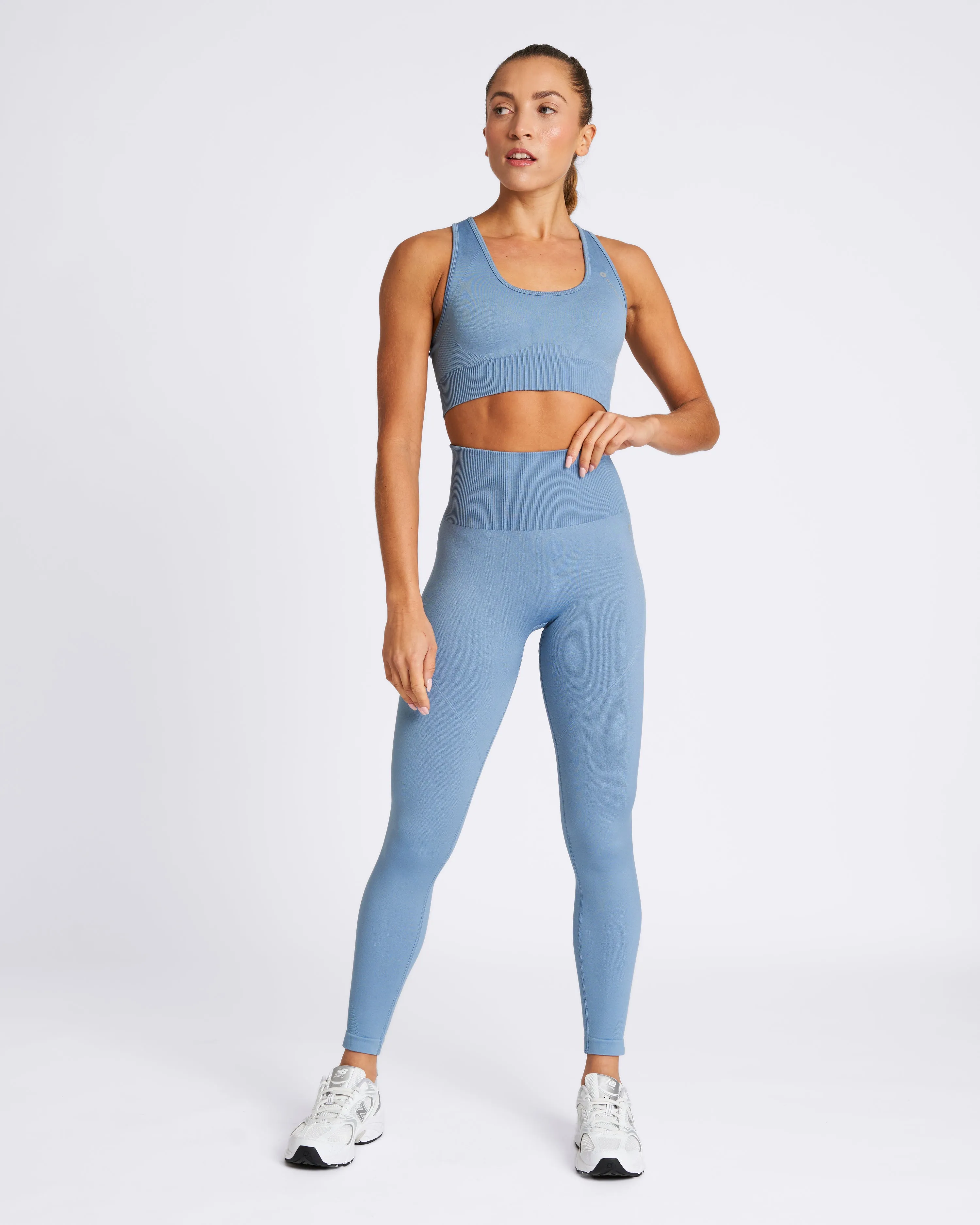 SOLID Seamless Legging Blue Shadow