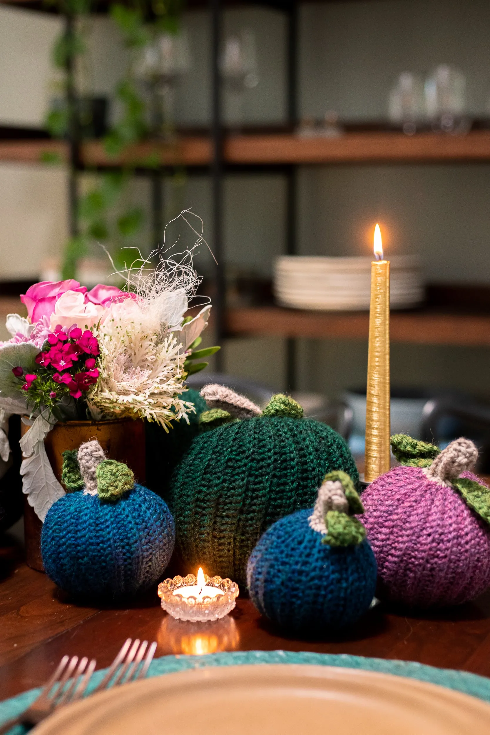 Squash Pumpkin Decor -Set of 3