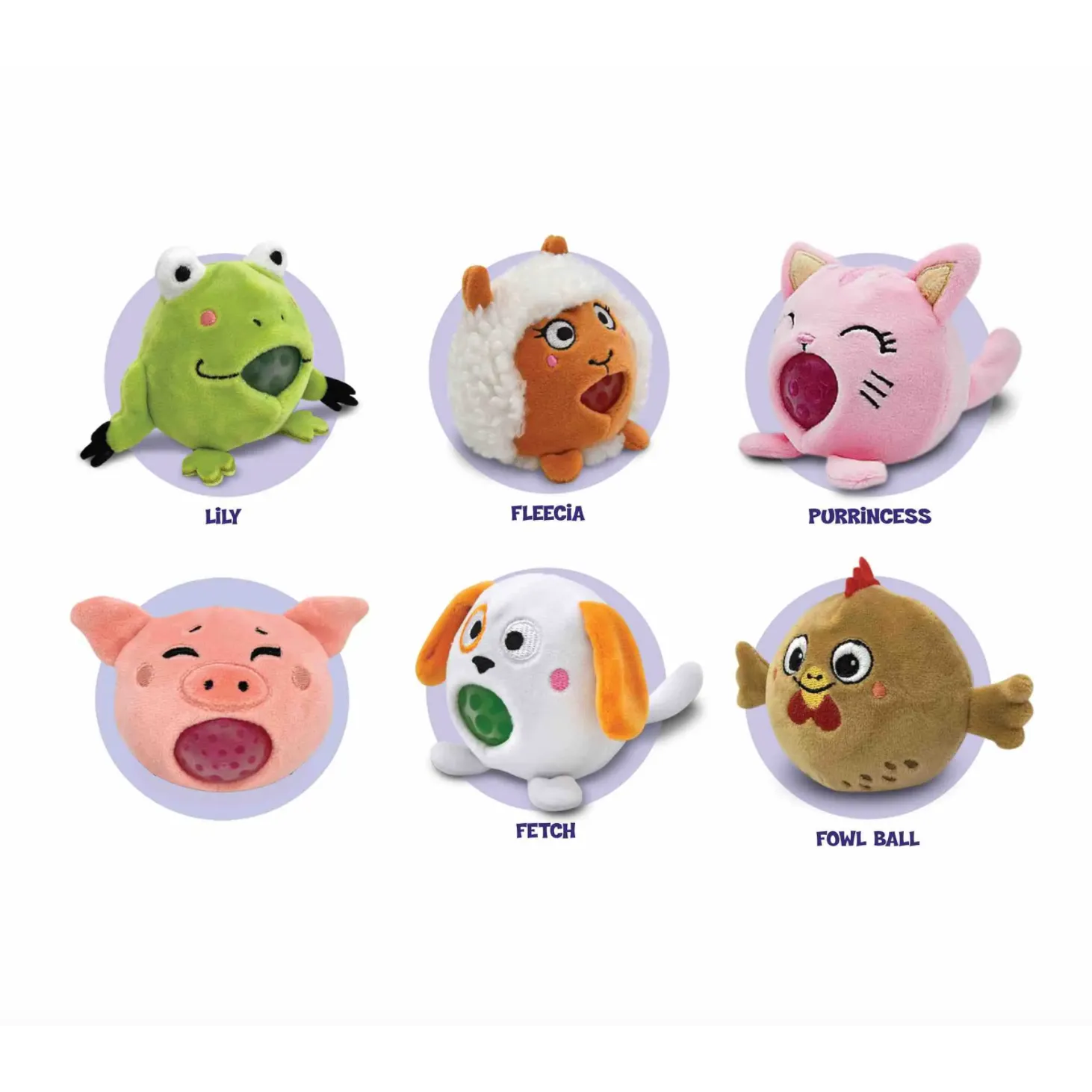Streamline Imagined PBJ's Plush Ball Jellies - Barnyard Series (1 Each)