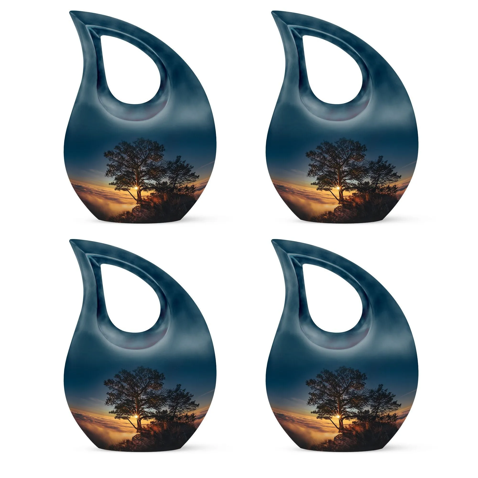 Sunset Urn: Personalized Small Urn For Human ashes