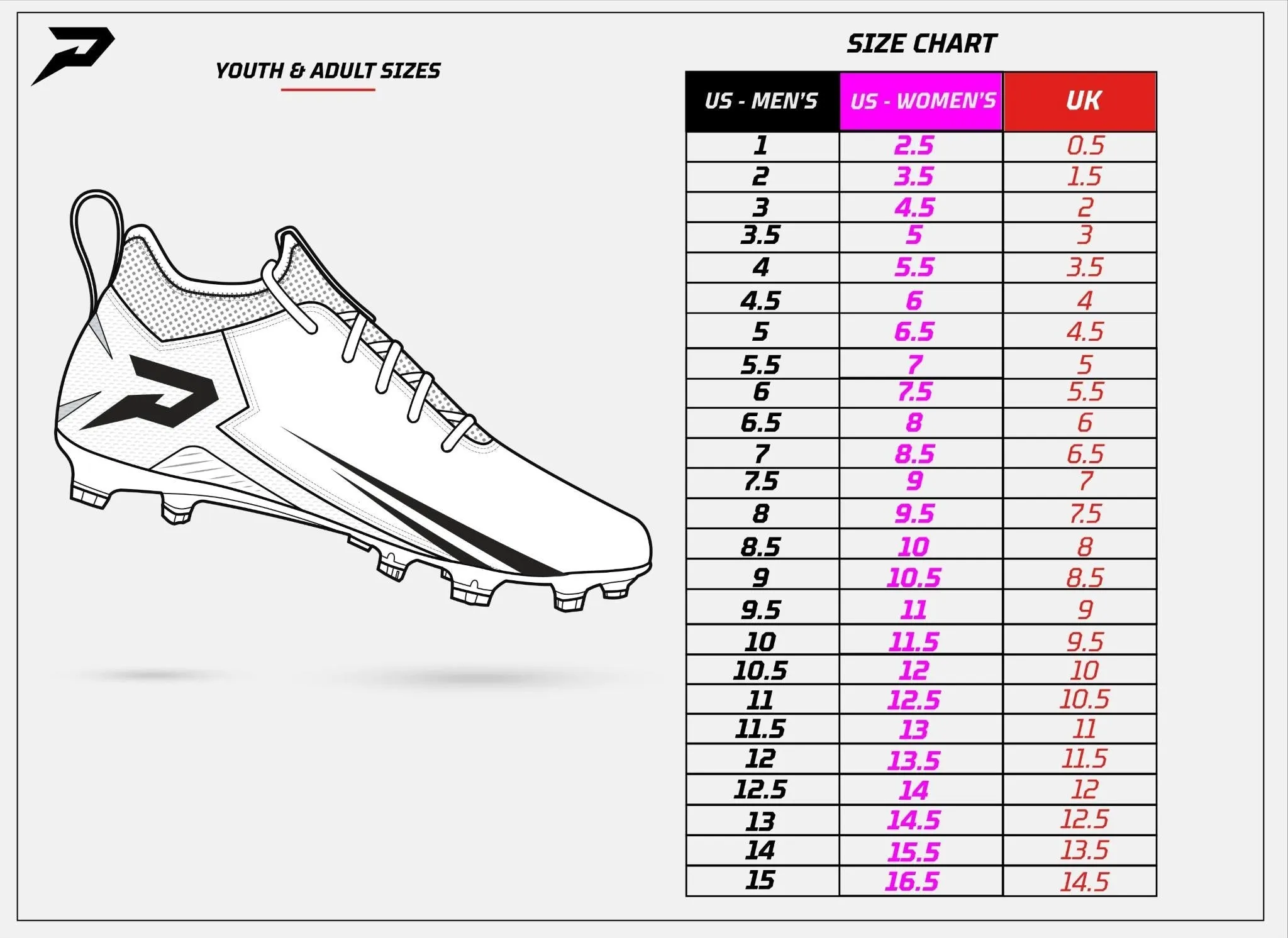 Superman Youth Football Cleats - Velocity 2.0 by Phenom Elite