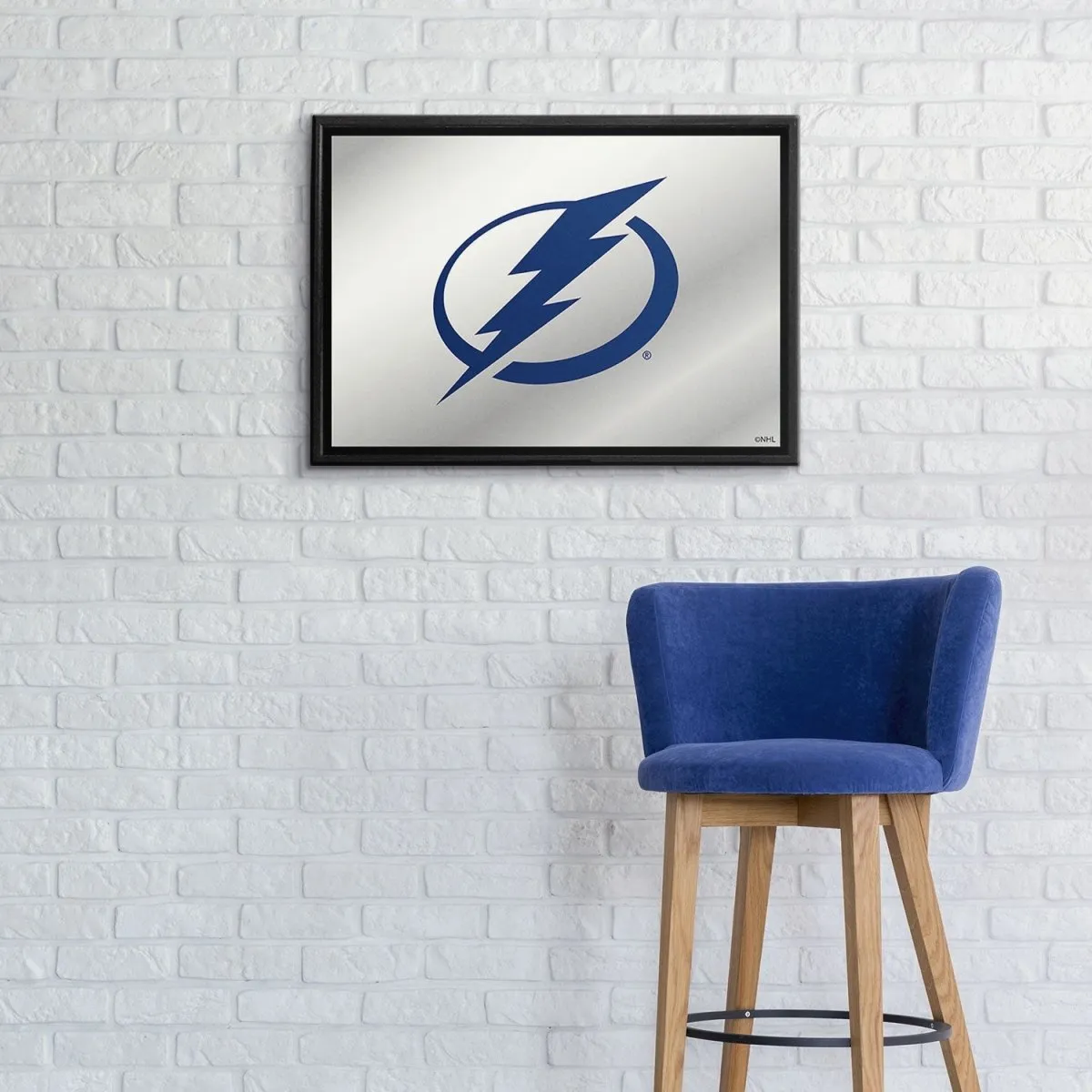 Tampa Bay Lightning: Framed Mirrored Wall Sign