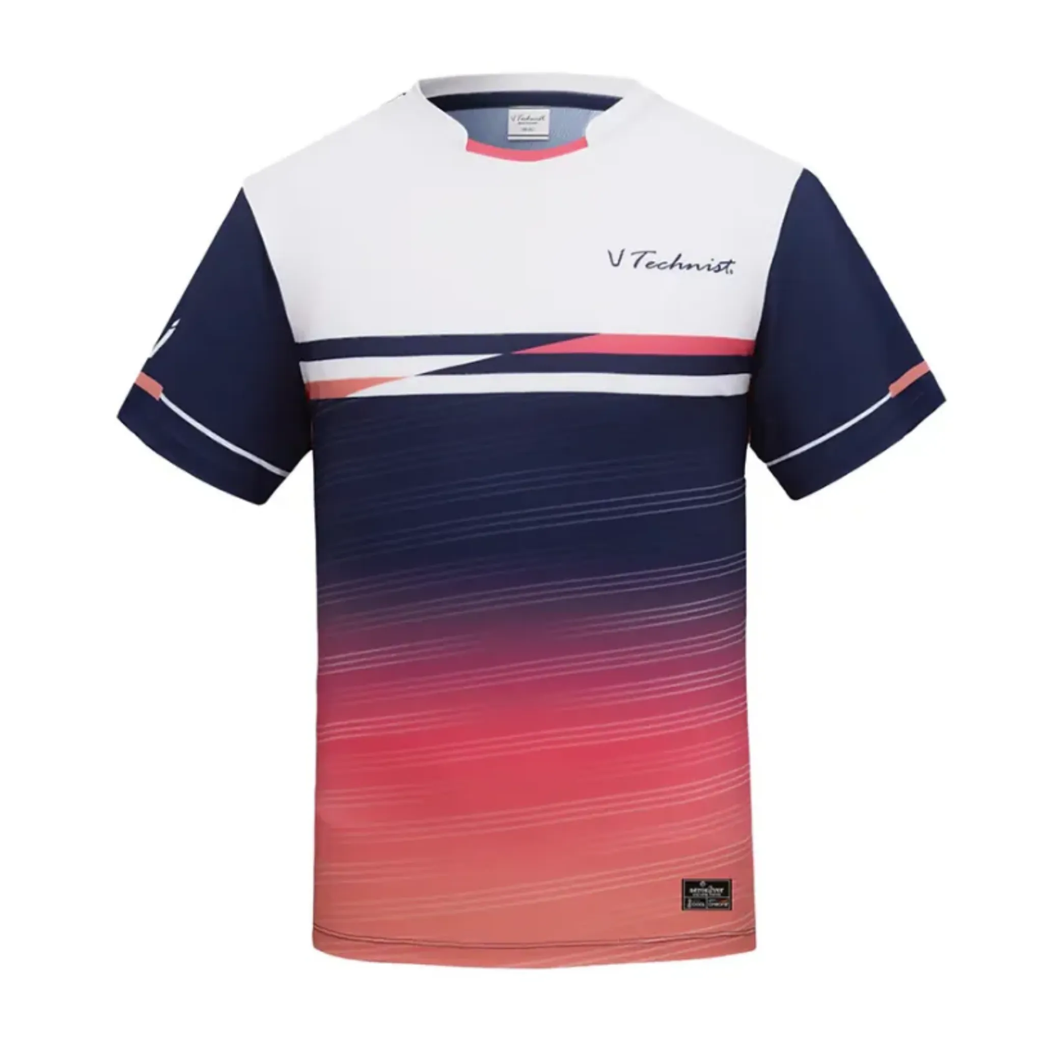 Technist TNT5493 Men's Game Shirt [Navy/Pink]