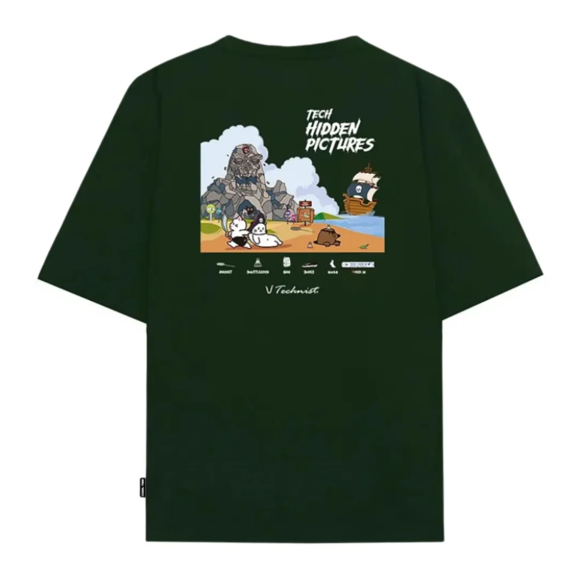 Technist TNT5512 Unisex Cotton Like Tshirt [Green]