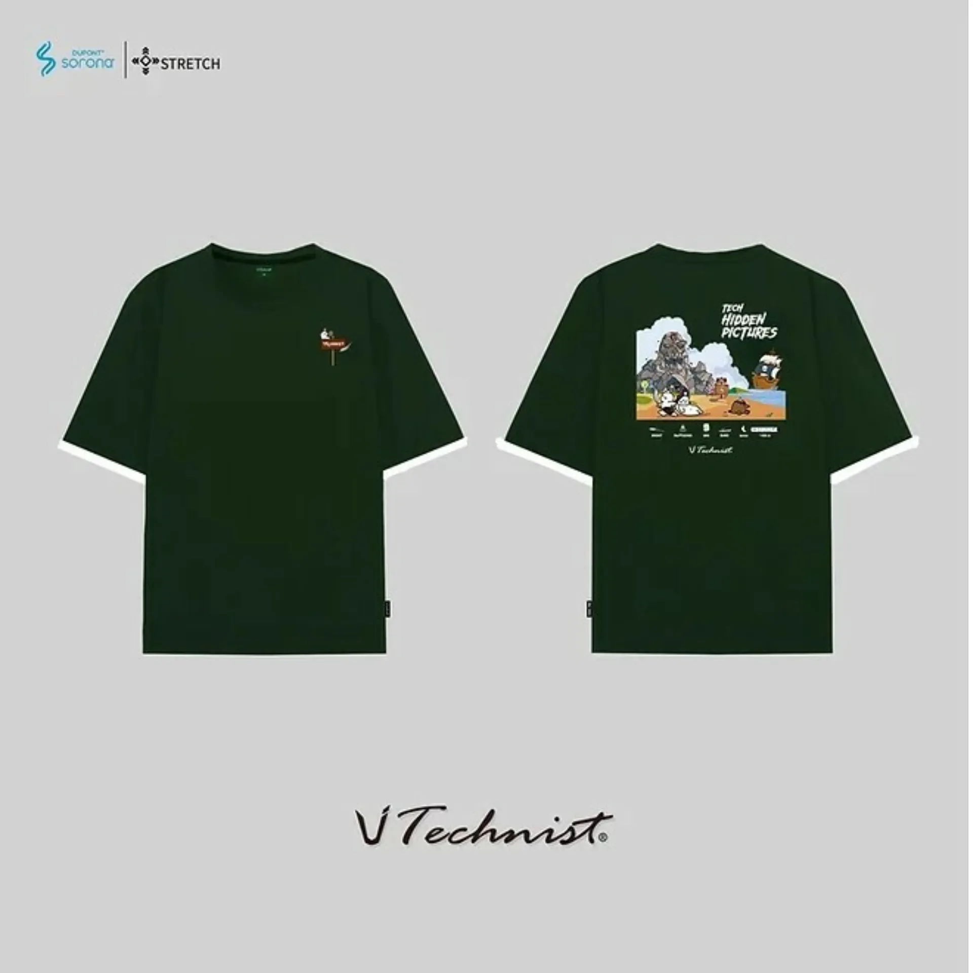 Technist TNT5512 Unisex Cotton Like Tshirt [Green]