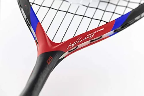 Tecnifibre 12CAR12519 Blend Carboflex 125 X- Speed 2019 Squash Racquet, Black and Red