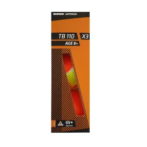 Tennis Balls TB110 x 3 - Orange
