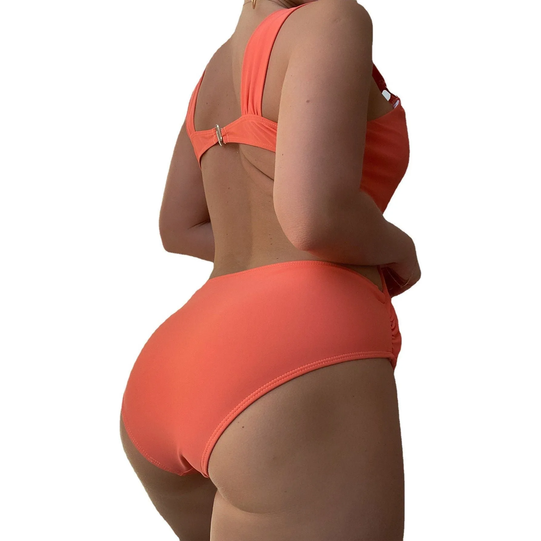 Thin hollow cross swimsuit
