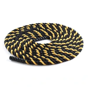 Treadmill Factory 50' Black/Yellow Battle Rope