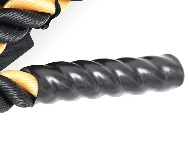 Treadmill Factory 50' Black/Yellow Battle Rope
