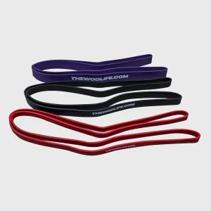 TWL - 41" Resistance Power Band 3 Pack - Super Skinny/Skinny/Medium