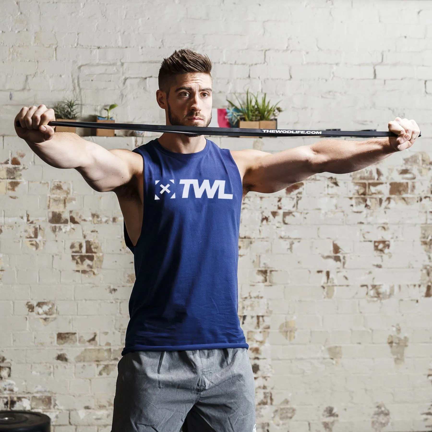 TWL - 41" Resistance Power Band - Skinny - Black