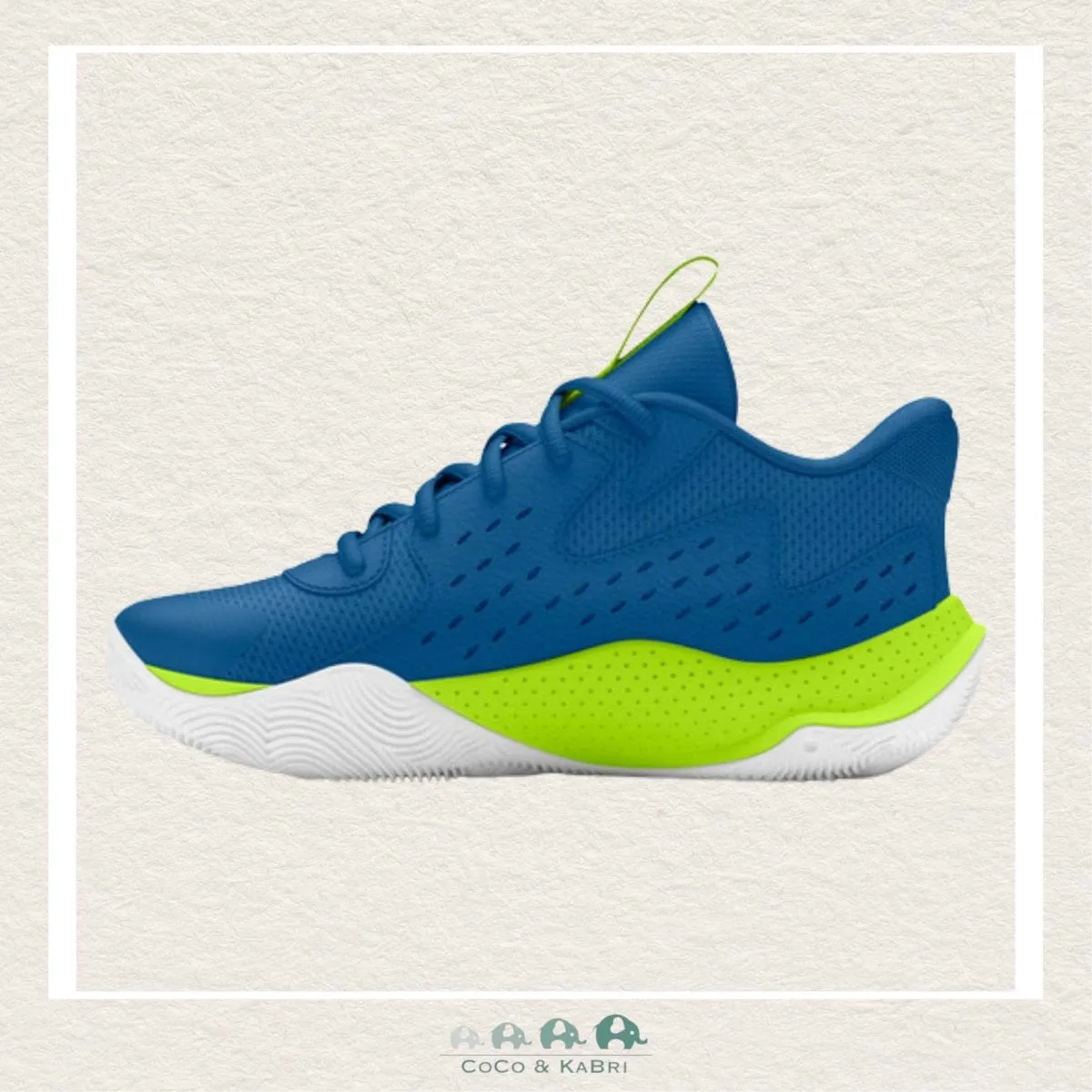 Under Armour Boys Shoes:  PS JET '23 Photon Blue/Yellow (V-104)