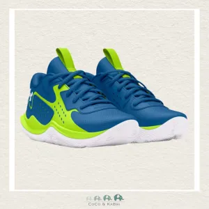 Under Armour Boys Shoes:  PS JET '23 Photon Blue/Yellow (V-104)