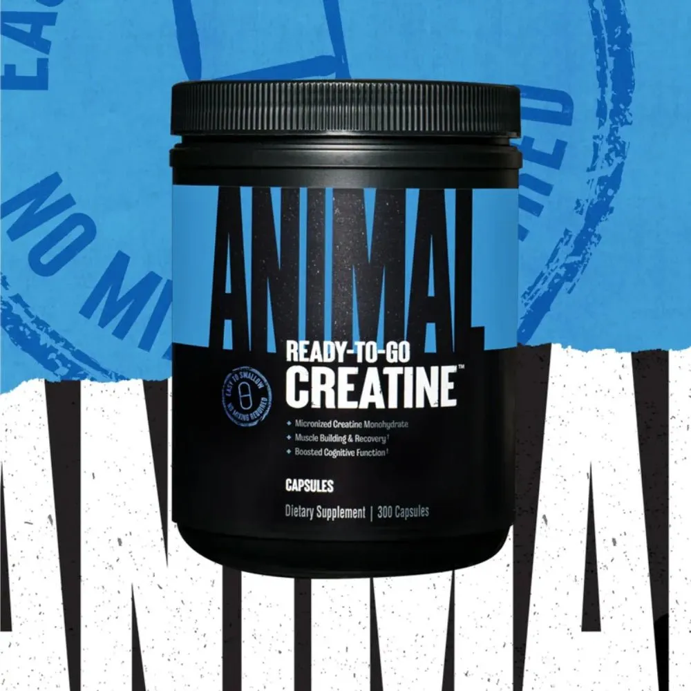 Universal Creatine Animal Micronized Creatine 300 caps (Exp Apr 2027)