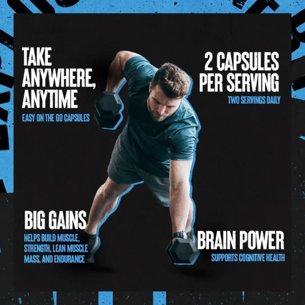 Universal Creatine Animal Micronized Creatine 300 caps (Exp Apr 2027)