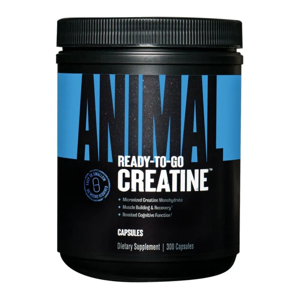 Universal Creatine Animal Micronized Creatine 300 caps (Exp Apr 2027)