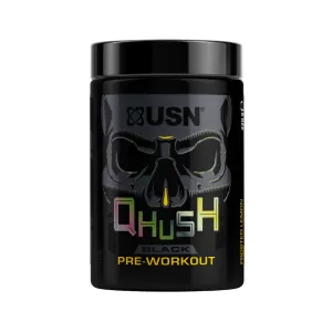 USN Qhush Black Pre-Workout 220g Past BBE