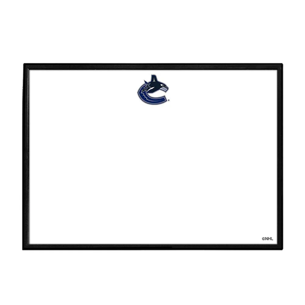Vancouver Canucks: Framed Dry Erase Board