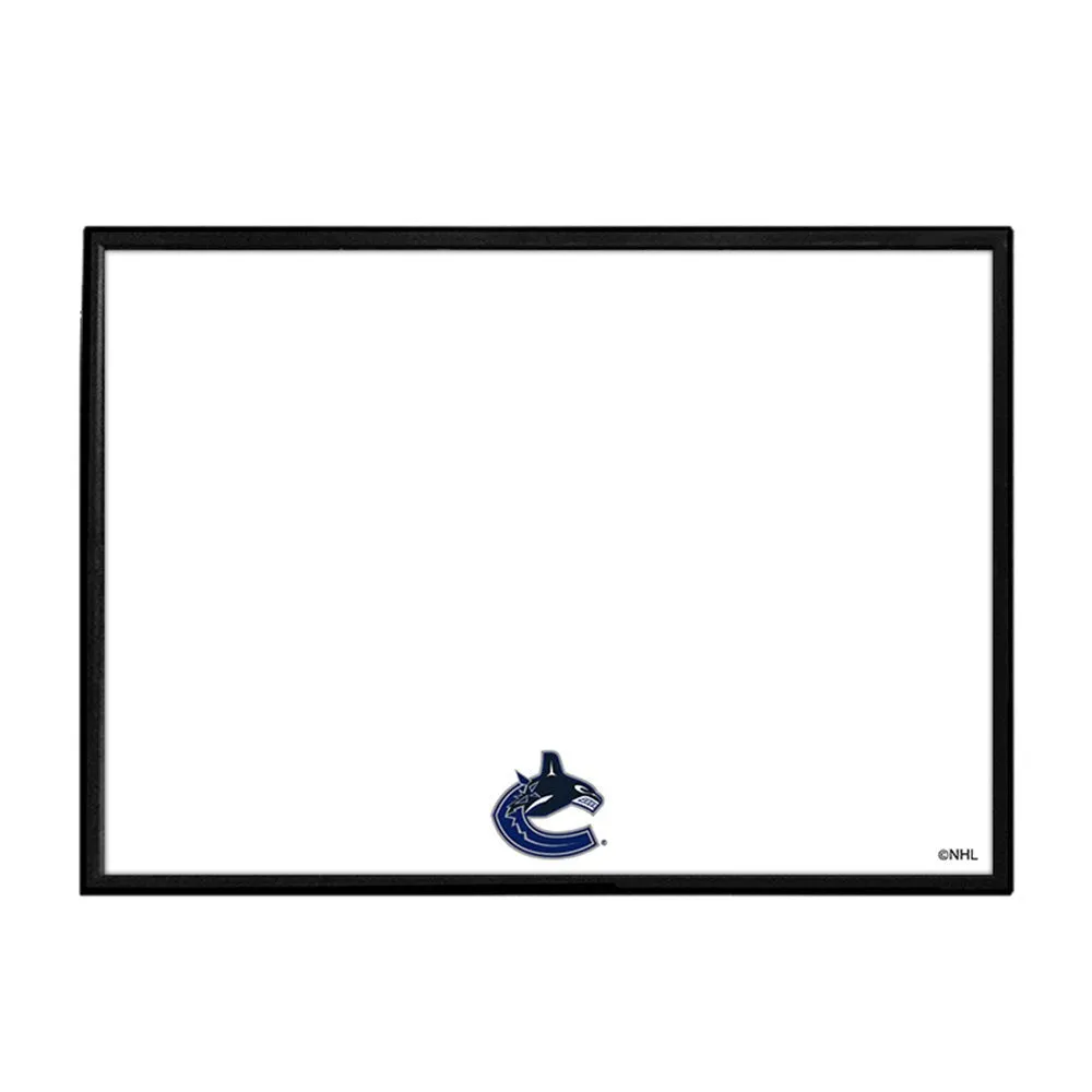 Vancouver Canucks: Framed Dry Erase Board