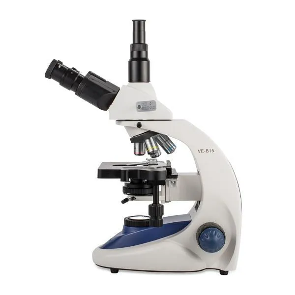 VE-B15 Biological Trinocular Microscope w/ Plan-Achromatic Optics and Infinity Correction