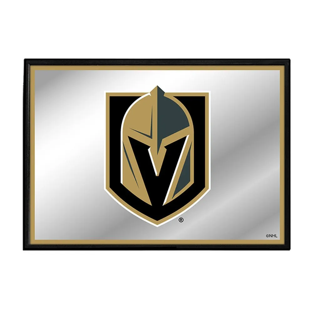 Vegas Golden Knights: Framed Mirrored Wall Sign