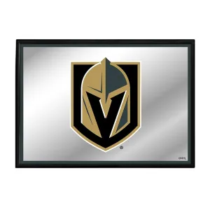 Vegas Golden Knights: Framed Mirrored Wall Sign