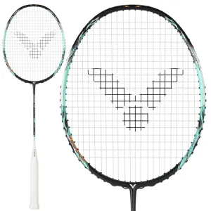 Victor Auraspeed 90K Metallic 4U Badminton Racket - Black / Blue