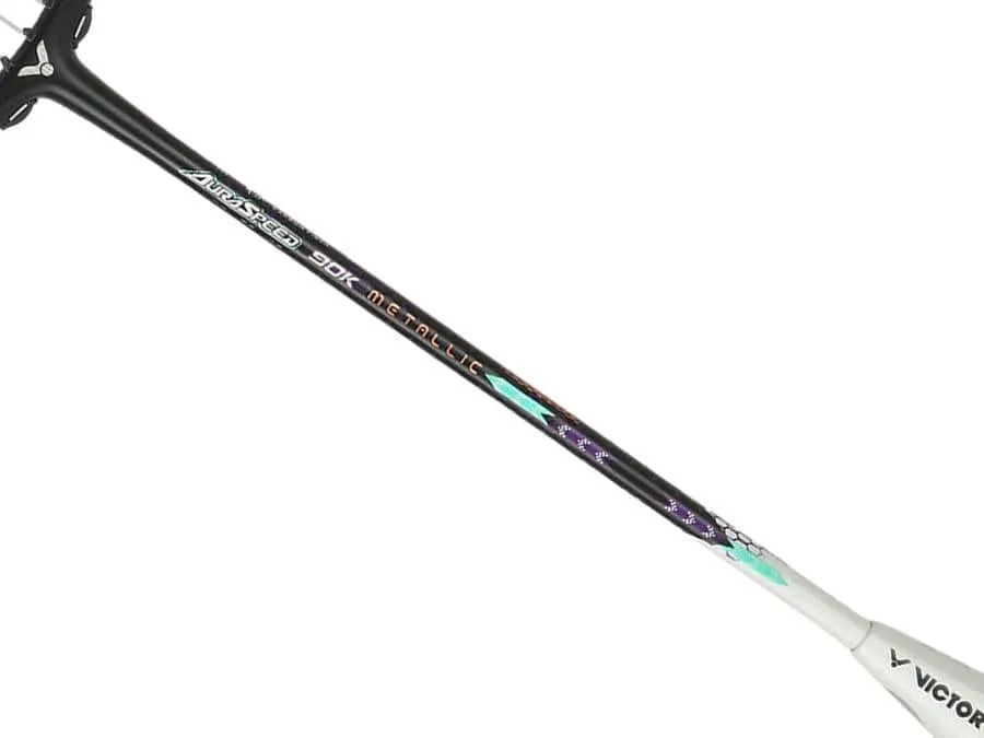 Victor Auraspeed 90K Metallic 4U Badminton Racket - Black / Blue