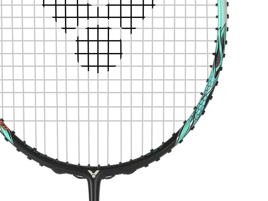 Victor Auraspeed 90K Metallic 4U Badminton Racket - Black / Blue