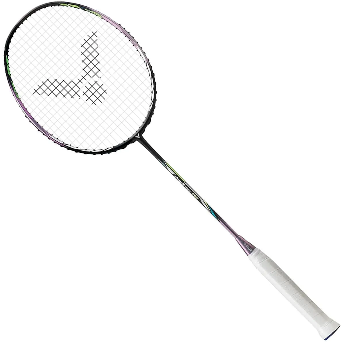 Victor Auraspeed 90S Badminton Racket - Purple Green