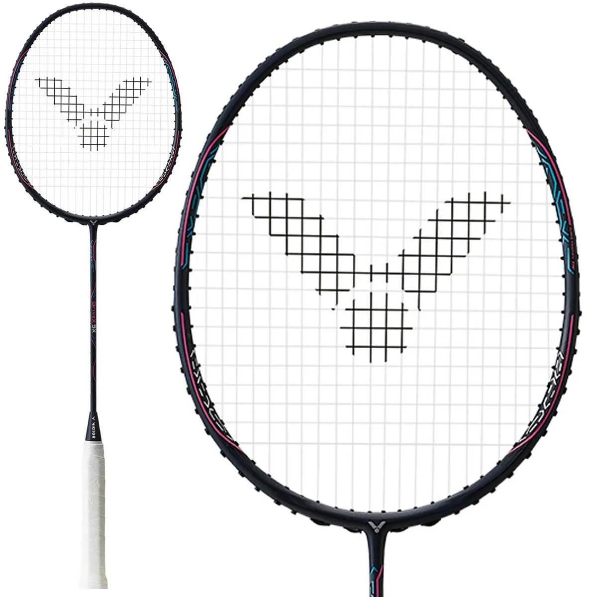 Victor Drive X 9X Badminton Racket - Sapphire