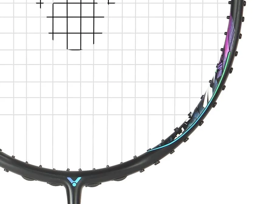 Victor Drive X Metallic C 4U Badminton Racket - Black