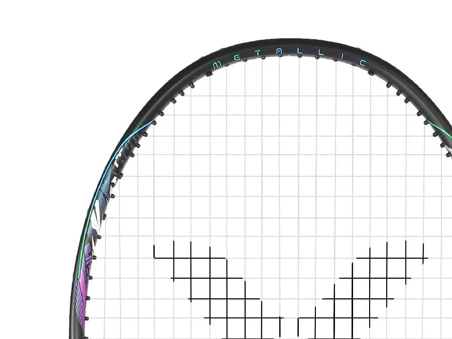 Victor Drive X Metallic C 4U Badminton Racket - Black