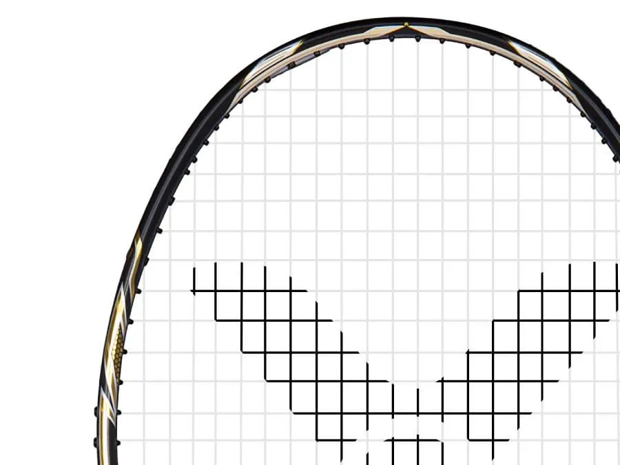Victor Jetspeed S10C Badminton Racket - Black Gold