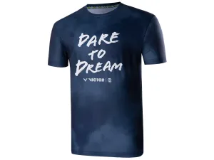 Victor Lee Zii Jia Collection T-LZJ353B T-Shirt (BLUE)