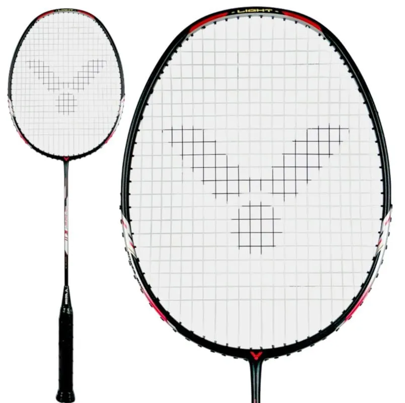 Victor Thruster K11 C 4U Badminton Racket - Black / Red