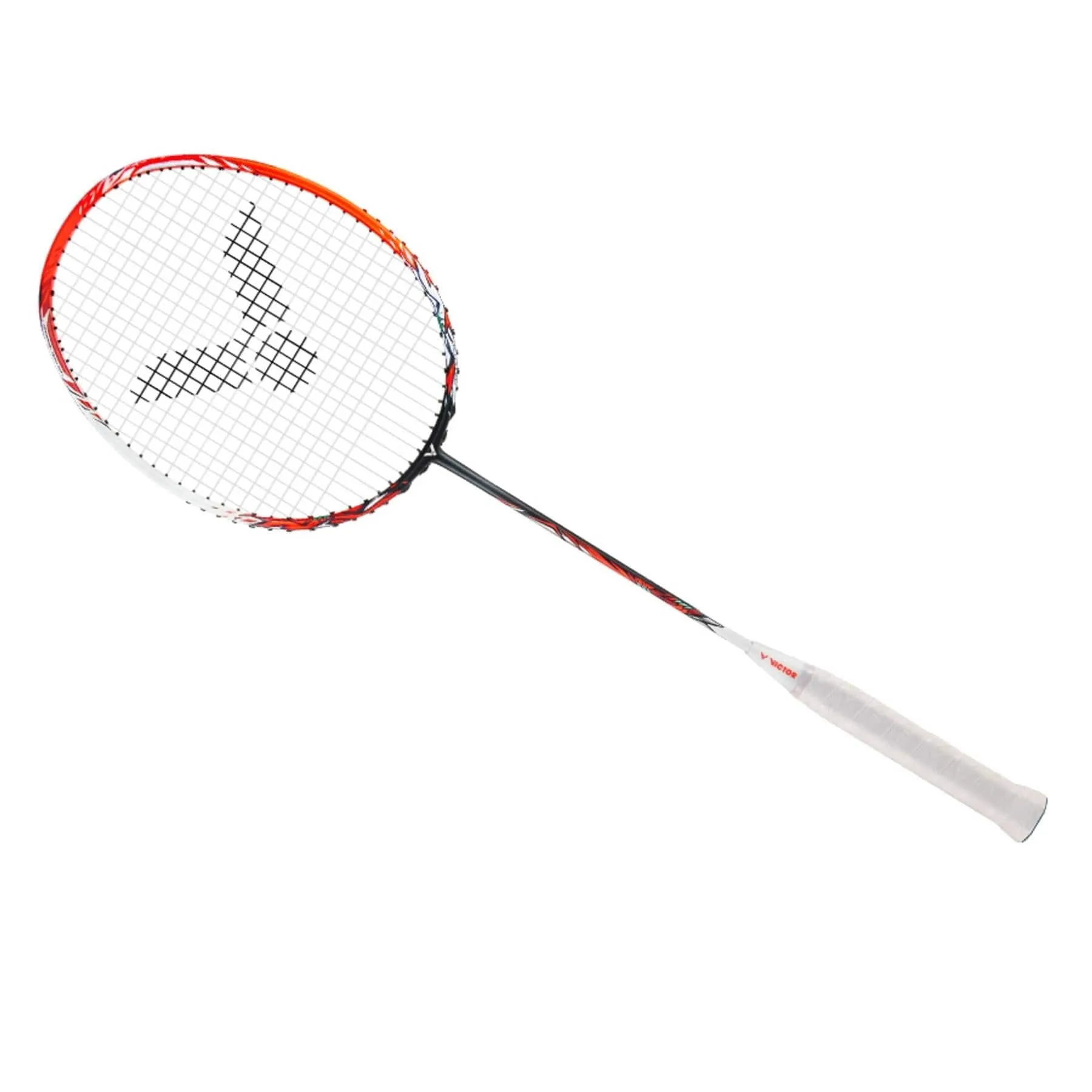 Victor Thruster Ryuga Badminton Racket - Black Orange