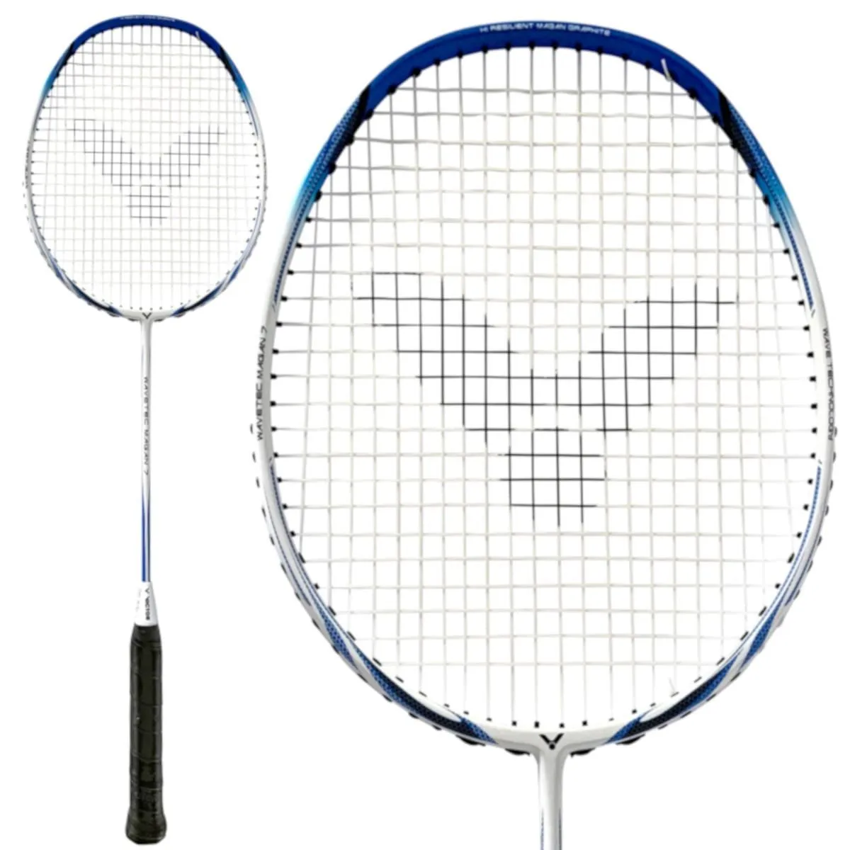 Victor WaveTec Magan 7 3U Badminton Racket - White