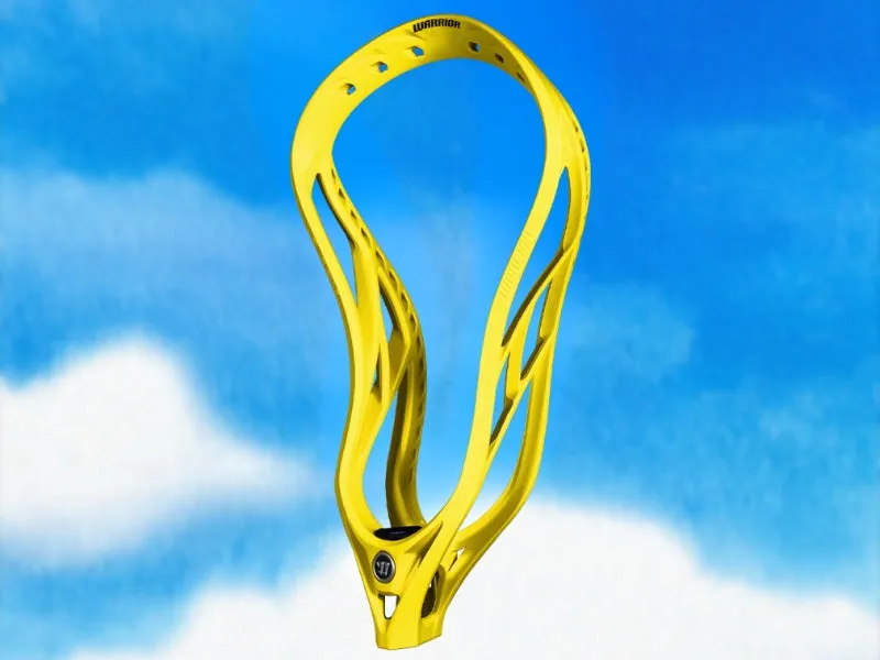 Warrior Evo QX-O Unstrung "Rad Yello" Lacrosse Head