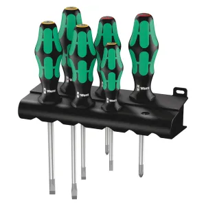 Wera Kraftform Plus Lasertip   Rack & 6 Piece Screwdriver Set