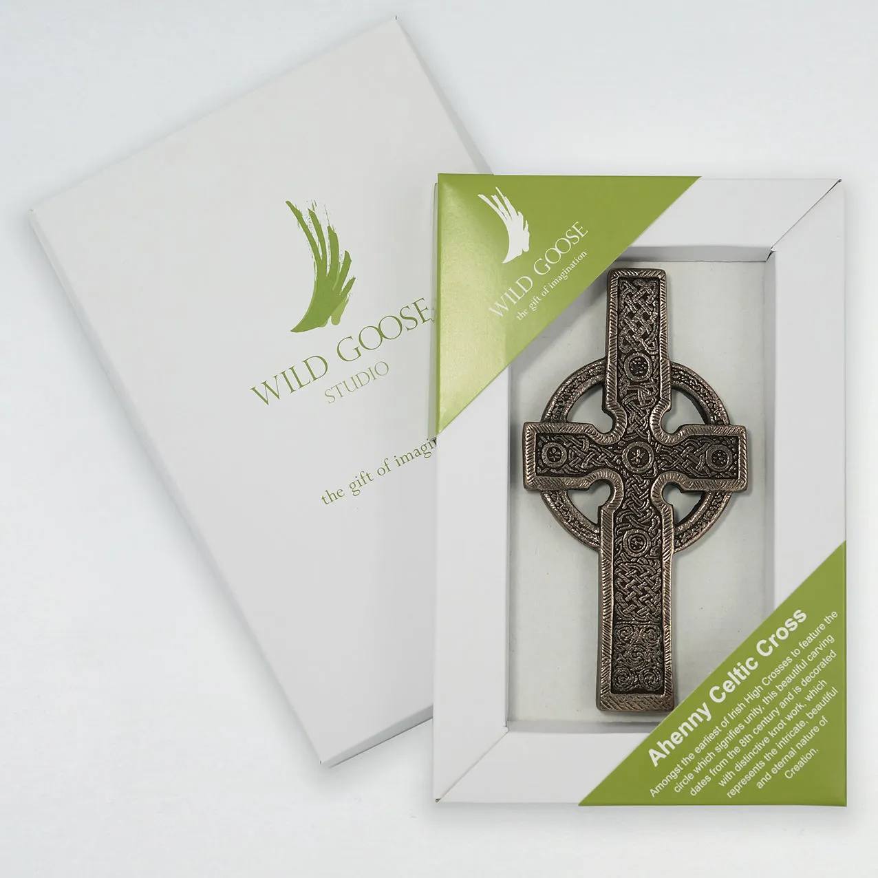Wild Goose Ahenny Celtic Cross
