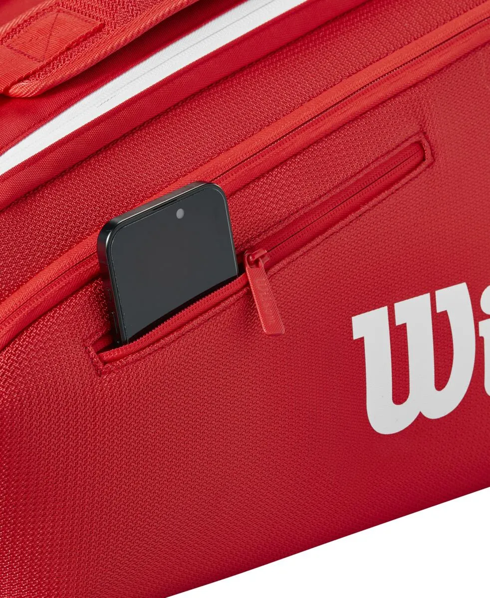 Wilson Super Tour 9 Pack 2025 Racquet Bag (Red)