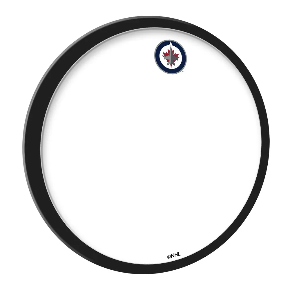 Winnipeg Jets: Modern Disc Framed Dry Erase Board