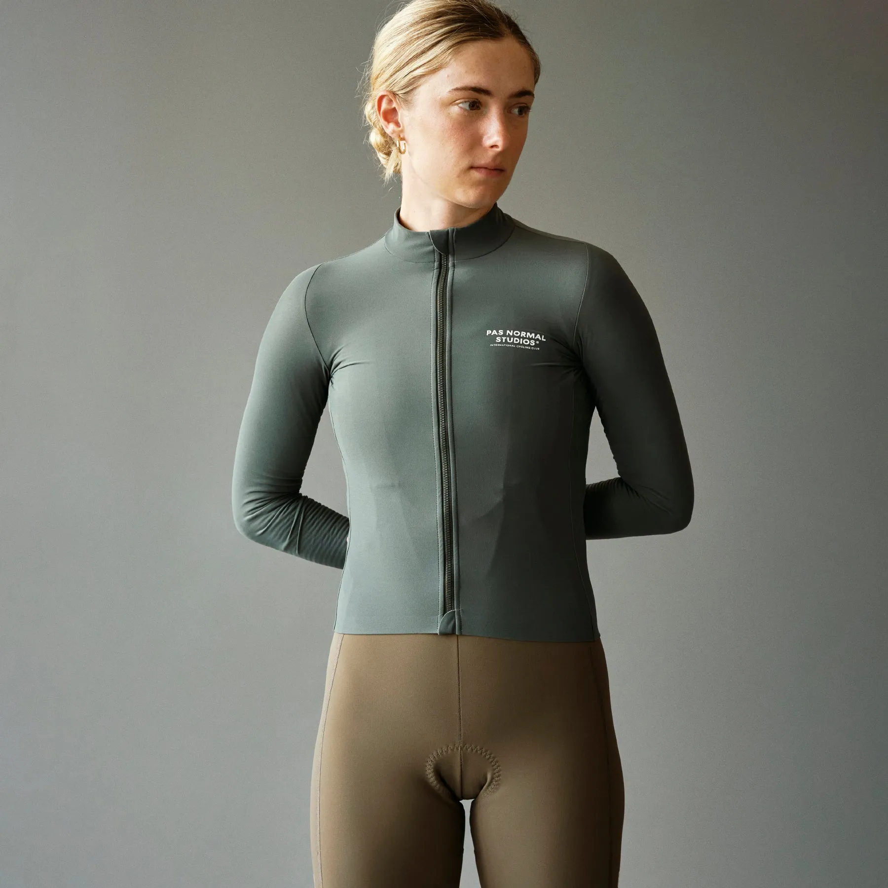 Women's Mechanism Long Sleeve Jersey - Dark Moss