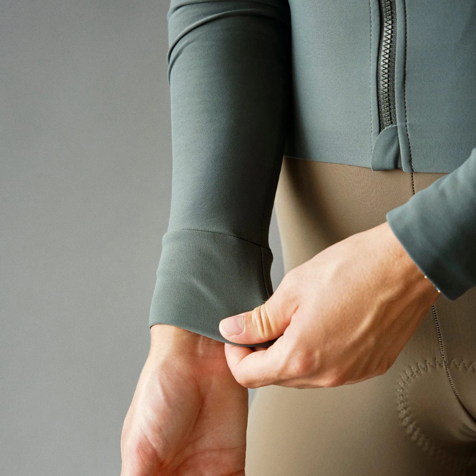 Women's Mechanism Long Sleeve Jersey - Dark Moss