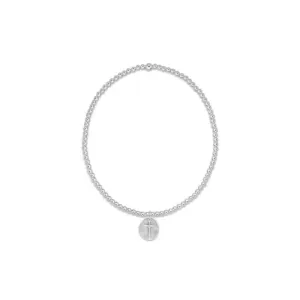 XL Extends Classic Sterling 2mm Bead Bracelet - Inspire Small Sterling Charm