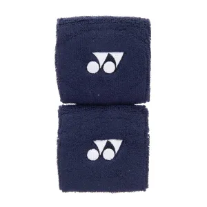 Yonex AC489EX Badminton Sweat Wristbands - Navy Blue