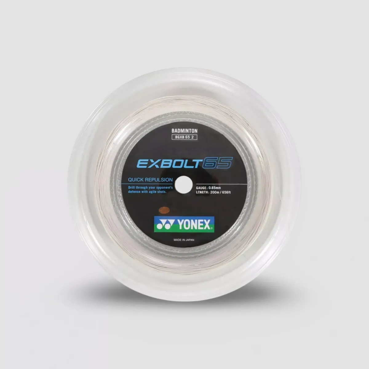 YONEX Exbolt 65 Badminton String (200m Coil)